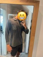 Ralph Lauren vintage poloshirt van velours en denim XXL, Kleding | Heren, Zwart, Ophalen of Verzenden, Overige halswijdtes, Polo Ralph Lauren