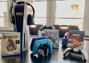 PS5 Disk Versie + Games & Accessoires beschikbaar voor biedingen