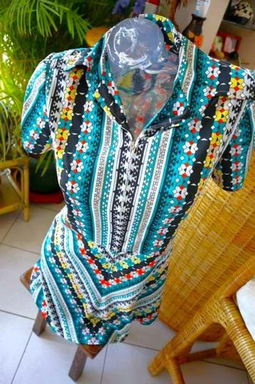 vintage dressing leuk meerkleurige jurk beschikbaar voor biedingen