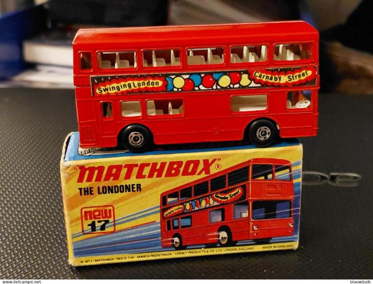 Matchbox 17f Londoner Bus Type doos "I", Hobby en Vrije tijd, Modelauto's | Overige schalen, Zo goed als nieuw, Bus of Vrachtwagen