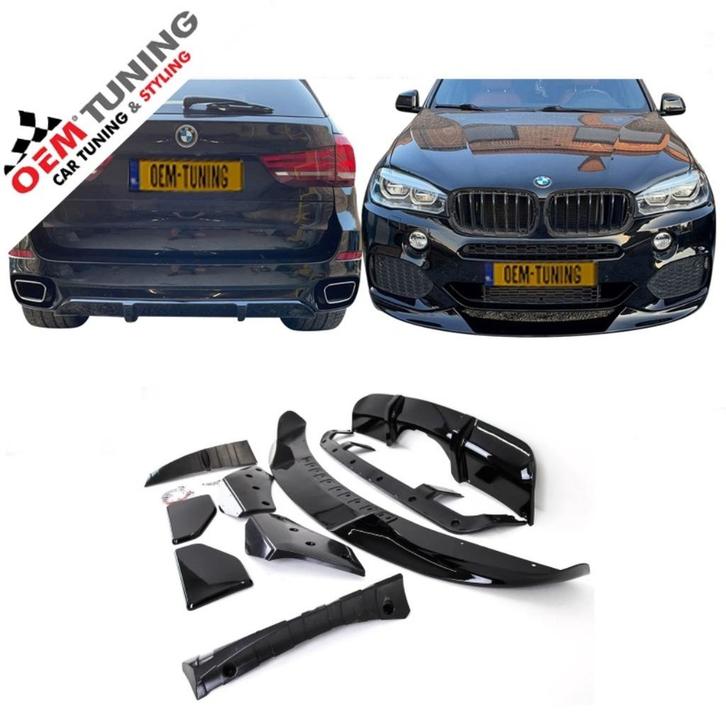 BMW X5 serie | F15 | M-Tech Aero Kit | 2014-2018 | zwart |, Auto-onderdelen, Carrosserie, Bumper, BMW, Voor, Achter, Nieuw, Ophalen of Verzenden