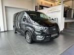 Ford Tourneo Custom TITANIUM 185 PK AUTOMAAT 8 ZIT, Auto's, 4 cilinders, Zwart, Leder, Bedrijf