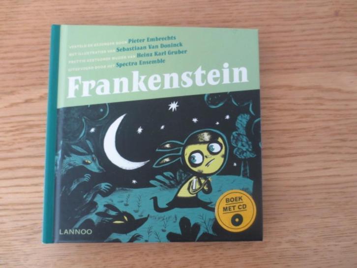 Frankenstein boek met CD - Lannoo, Boeken, Luisterboeken, Cd, Ophalen of Verzenden