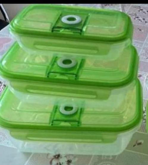 3 voorraaddozen met stoomfunctie (3 maten) Nieuw, Huis en Inrichting, Keuken | Keukenbenodigdheden, Ophalen