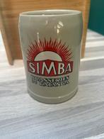 Chope en céramique SIMBA Brasseries du Katanga, Verzamelen, Biermerken, Ophalen of Verzenden