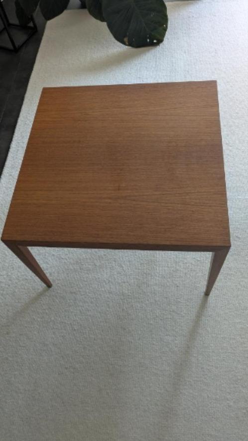 vintage teak salontafel 70x70cm - Severin Hansen, Huis en Inrichting, Tafels | Salontafels, Zo goed als nieuw, 50 tot 75 cm, 50 tot 100 cm