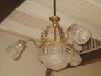 Antieke luster, Huis en Inrichting, Ophalen, Gebruikt, Glas, Antiek