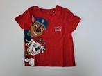 Mt 104 Rode T-shirt Chase en Marshall Paw Patrol, Kinderen en Baby's, C&A, Ophalen of Verzenden, Zo goed als nieuw, Shirt of Longsleeve