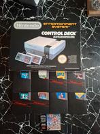 Nintendo Nes-console in doos + 7 games + boekje enz... NIEUW, Avontuur en Actie, 2 spelers, Ophalen of Verzenden, Zo goed als nieuw