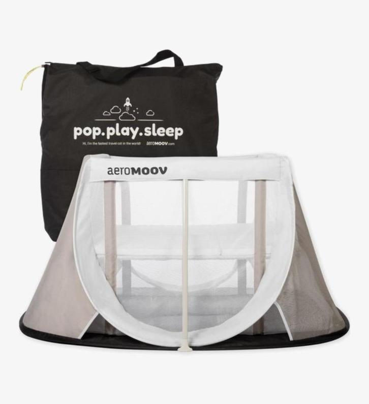 Aeromoov reisbed grijs, Kinderen en Baby's, Babywiegjes en Ledikanten, Zo goed als nieuw, Reisbedje, Ophalen