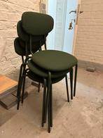 Keukenstoelen - set van 4 - donkergroen, Huis en Inrichting, Stoelen, Ophalen, Zo goed als nieuw