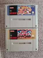 Street fighter 2 turbo en super street fighter 2 snes, Consoles de jeu & Jeux vidéo, Utilisé, Enlèvement ou Envoi