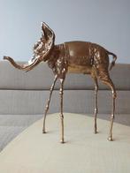 Bronzen Beeld Olifant Salvador Dali Goud Space Elephant, Antiquités & Art, Art | Sculptures & Bois, Enlèvement ou Envoi