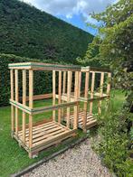 2x stapelkrat voor brandhout /  4 kuub volume, Tuin en Terras, Brandhout, Ophalen