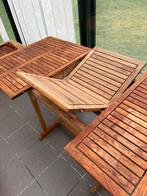 Tuintafel teak uitschuifbaar, Enlèvement, Utilisé, Bois de teck