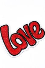 Patch Love - 59 x 50 mm, Ophalen of Verzenden, Nieuw, Hotfix applicaties