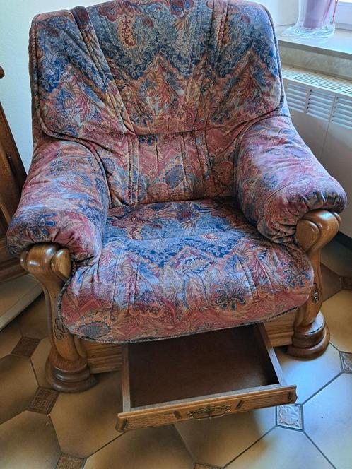 A vendre salon complet, Maison & Meubles, Fauteuils, Utilisé, Enlèvement ou Envoi