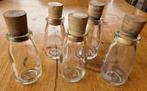 Vijf vintage laboflesjes, Antiek en Kunst, Ophalen of Verzenden