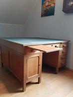 DUBBEL ANTIEK KLERKENBUREAU, Huis en Inrichting, Ophalen, Bureau