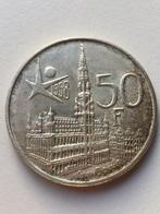 Belgique 50 Francs 1958 EXPO, Argent, Enlèvement ou Envoi, Monnaie en vrac