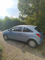 Opel Corsa 1.0 60 PK, Auto's, Stof, Blauw, Handgeschakeld, Grijs