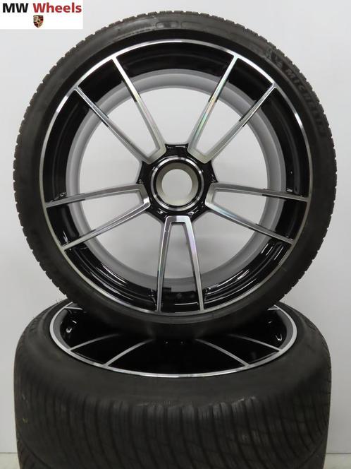Originele Porsche 911 992 Turbo 21 inch velgen winterbanden, Auto-onderdelen, Banden en Velgen, Banden en Velgen, Winterbanden