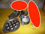 Inox ijscoupes - inox schaaltjes - ijsbekers, Ophalen, Overige materialen, Gebruikt, Schaal of Schalen