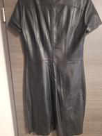 Mango zwarte jurk van synthetisch leer, Maat 38/40 (M), Mango, Zwart, Ophalen of Verzenden