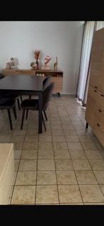 Dressoir / hoge kast en livingtafel (marmer) - als nieuw, Ophalen