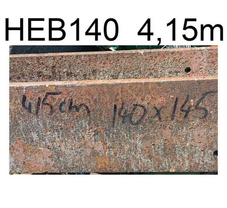 HEB balk:   140 4m Poutrel, Doe-het-zelf en Bouw, Metalen, Gebruikt, IJzer, Ophalen