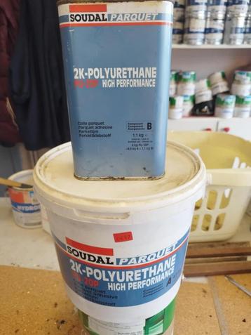 Soudal parquet 2K-Polyurethane PU-20P Parketlijm 4,9Kg + 1,1 beschikbaar voor biedingen