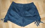 Blauwe fluwelen short Vila S, Kleding | Dames, Ophalen of Verzenden