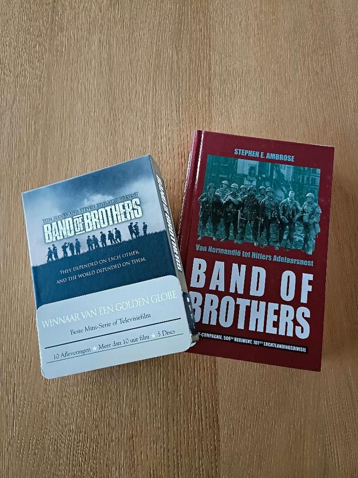 Band Of Brothers (DVD-miniserie) + boek, Cd's en Dvd's, Dvd's | Tv en Series, Zo goed als nieuw, Actie en Avontuur, Ophalen of Verzenden
