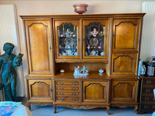 Kwaliteitskasten, tafel, stoelen, salontafel in kerselaar, Huis en Inrichting, Kasten | Buffetkasten, Zo goed als nieuw, Ophalen
