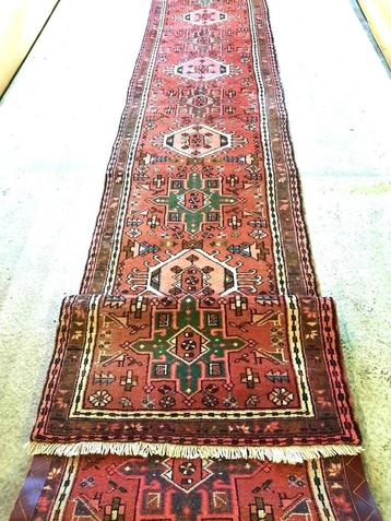 Perzisch handgeknoopt Loper tapijt 370x64(Karadja) Uit IRAN beschikbaar voor biedingen