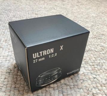 Voigtlander Fuji Ultron X 27 mm 1:2.0 lens beschikbaar voor biedingen