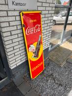 Coca Cola emaille reclamebord, Verzamelen, Merken en Reclamevoorwerpen, Ophalen, Gebruikt, Reclamebord