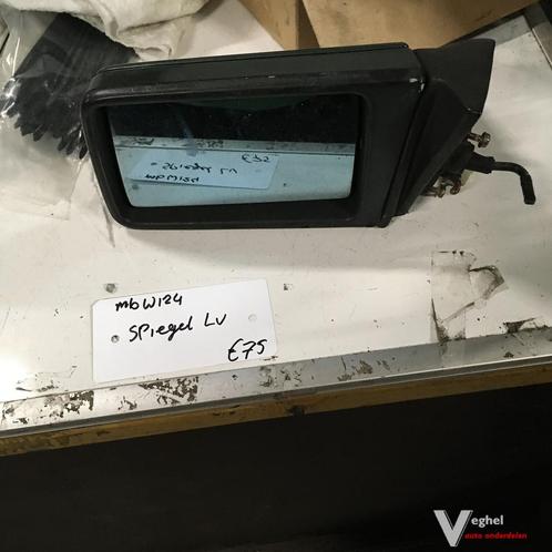 Mercedes W124 1986 Buitenspiegel Linksvoor Handbediend, Auto-onderdelen, Spiegels, Gebruikt, Ophalen of Verzenden