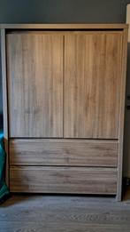 Meuble de bar marron/gris 112x50x160, 25 à 50 cm, Avec tablette(s), Moins de 150 cm, Utilisé