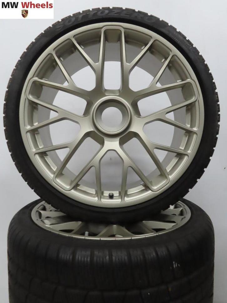 Porsche 20 inch Origineel 911 991 velgen Turbo winterbanden, Auto-onderdelen, Banden en Velgen, Banden en Velgen, Winterbanden