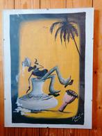 Schilderij uit Malawi Afrika, Antiek en Kunst, Ophalen