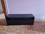 meuble tv noir en bois, Maison & Meubles, Armoires | Mobilier de télévision, Utilisé, Enlèvement ou Envoi