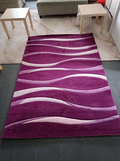 Moderne tapijt 160x230cm Lila-kleur, Maison & Meubles, Ameublement | Tapis & Moquettes, Utilisé, 150 à 200 cm, 200 cm ou plus