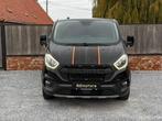 ford transit custom/6-zit/camera/carplay/leder/trekhaak/€6d, Auto's, Ford, Voorwielaandrijving, 4 cilinders, USB, 2500 kg
