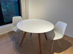 Ronde eettafel, Huis en Inrichting, Tafels | Eettafels, Ophalen, Zo goed als nieuw, Vier personen, 100 tot 150 cm