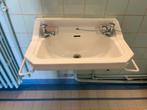 Vintage lavabo met handdoek houders, Ophalen, Gebruikt