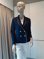 Donkerblauwe blazer, Ophalen of Verzenden, Zo goed als nieuw, Maat 38/40 (M), Wit