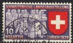 Zwitserland 1939 - Yvert 320 - Nationale tentoonstellin (ST), Timbres & Monnaies, Timbres | Europe | Suisse, Affranchi, Envoi