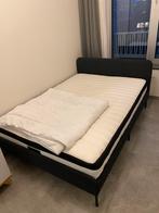 Ikea Slattum bed inclusief matras + dekbed, Huis en Inrichting, Slaapkamer | Bedden, Ophalen, Tweepersoons, 140 cm, Zo goed als nieuw