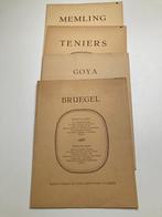 reproducties/soubry Memling-Goya-Teniers-Breugel, Utilisé, Envoi, Gravure